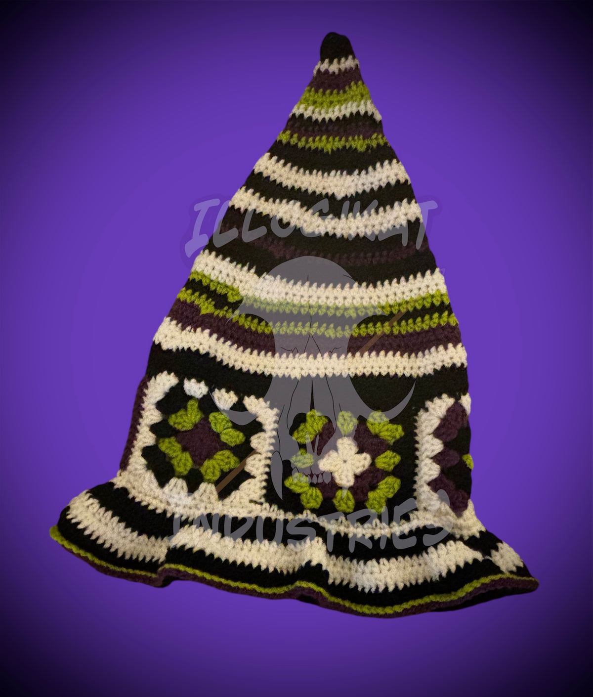Cozy Creepy Crawler Beverage Witch Hat