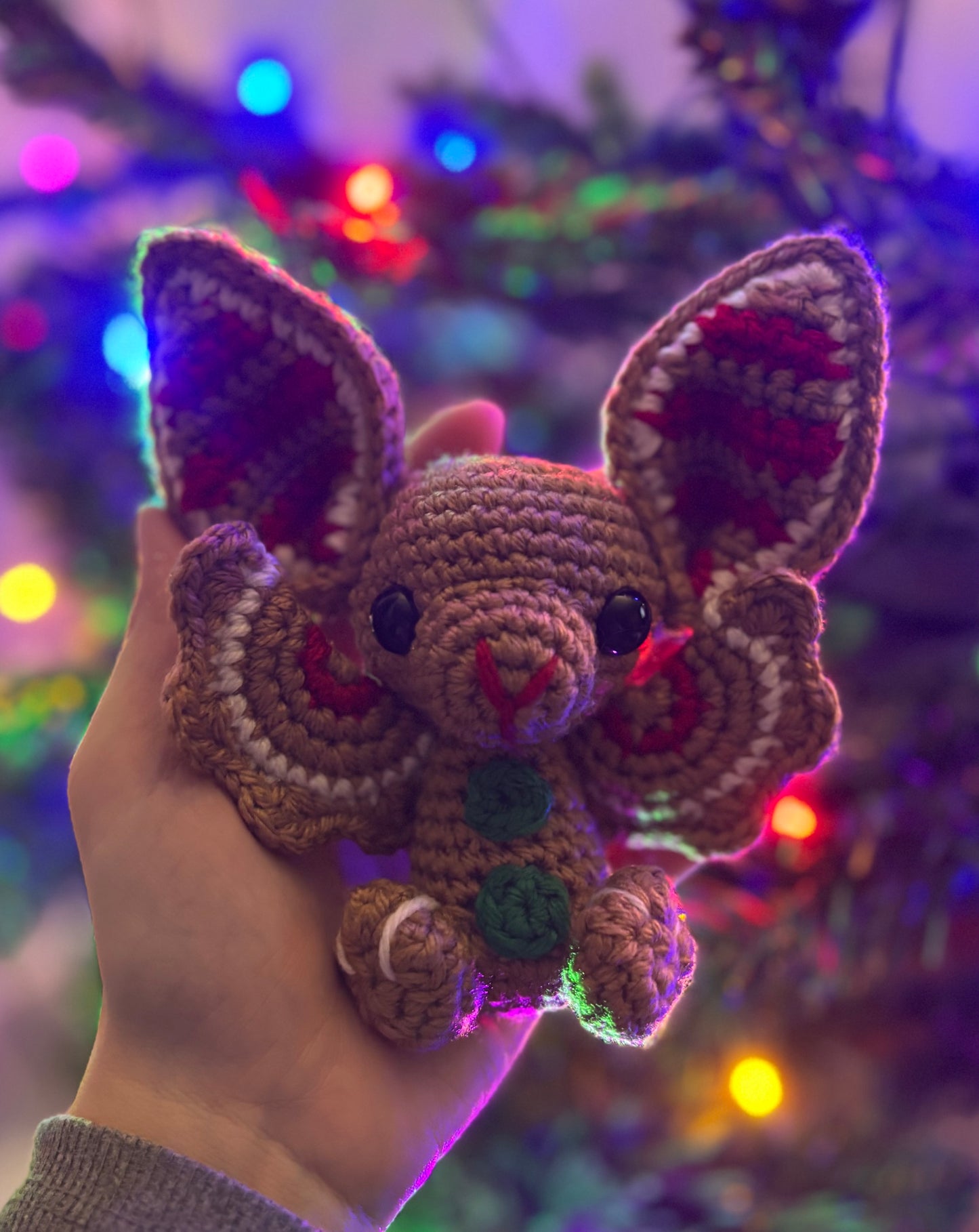 Gingerbread Bat Plushie