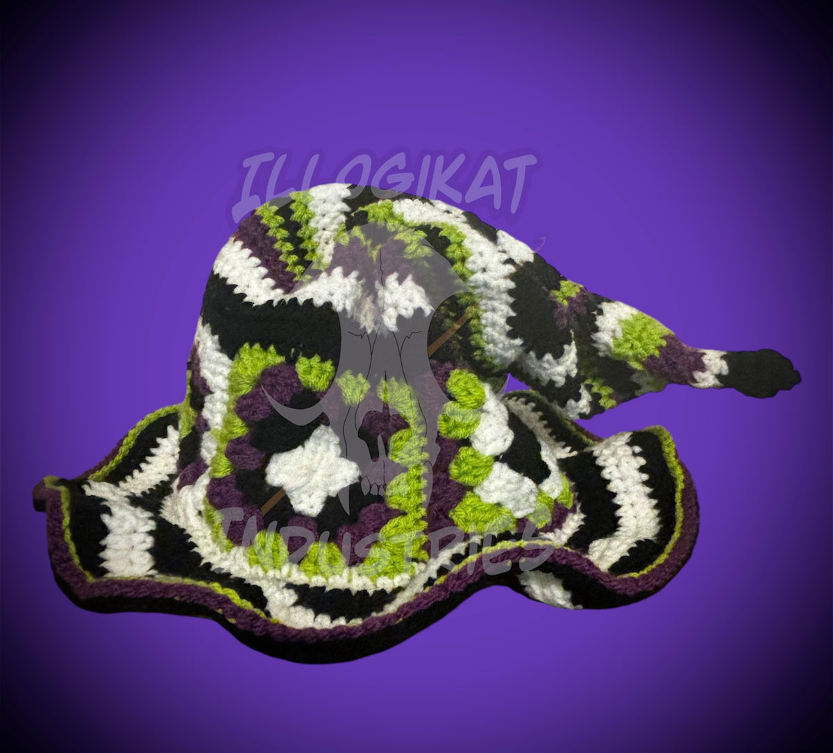 Cozy Creepy Crawler Beverage Witch Hat